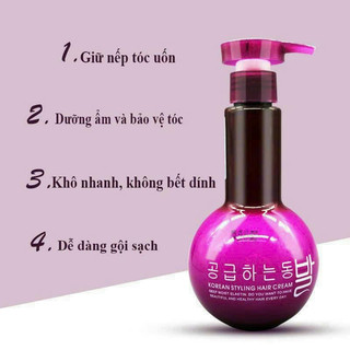 wax kem giữ nếp tóc uốn hàn quốc 250ml