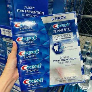KEM ĐÁNH TRẮNG RĂNG CREST 3D WHITE