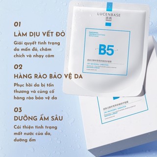 Miếng lẻ mặt nạ lụa cấp ẩm Lucenbase