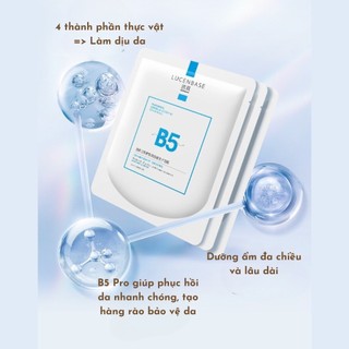 Miếng lẻ mặt nạ lụa cấp ẩm Lucenbase