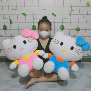 GẤU BÔNG MÈO HELLO KITTY 50CM