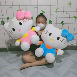 GẤU BÔNG MÈO HELLO KITTY 50CM