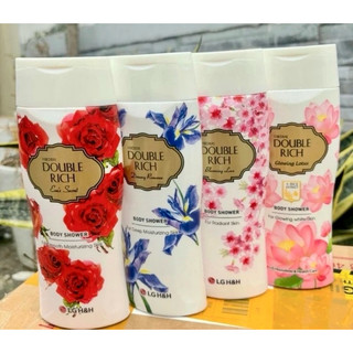 200g- Sữa tắm Double Rich hương hoa anh đào, hoa hồng, hoa Iris