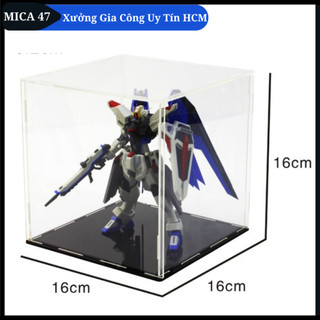 Hộp mica trưng bày mô hình - Hộp trong suốt chống bụi đa dạng size