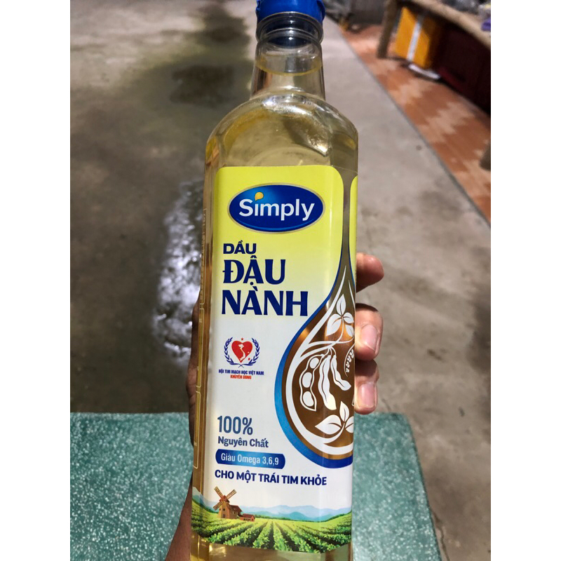 Dầu ăn Simply, chai 1 lít