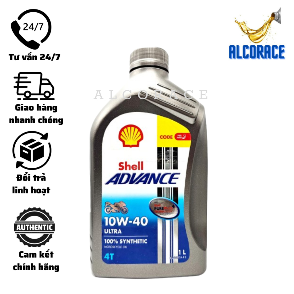 Nhớt xe số Shell Advance Ultra 10W40 - nhập khẩu Thái Lan