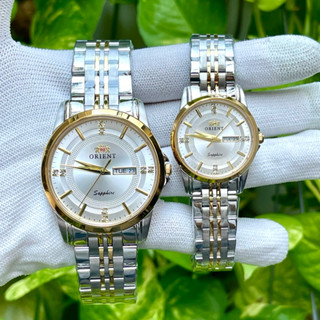 Đồng Hồ cặp đôi 0.R . Kính sapphire chống trầy . Chống nước 3ATM . Máy pin Nhật