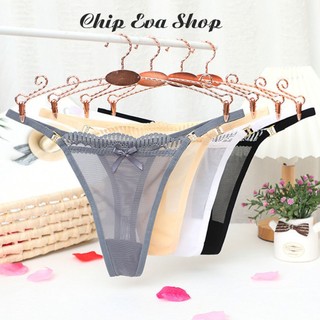  Quần lót nữ lọt khe ren dây quyến rũ đẹp dễ thương mềm mại quyến rũ đồ lót lọt khe ren 14 