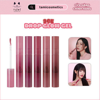 Son Tint Bóng 3CE Drop Glow Gel căng bóng mịn môi