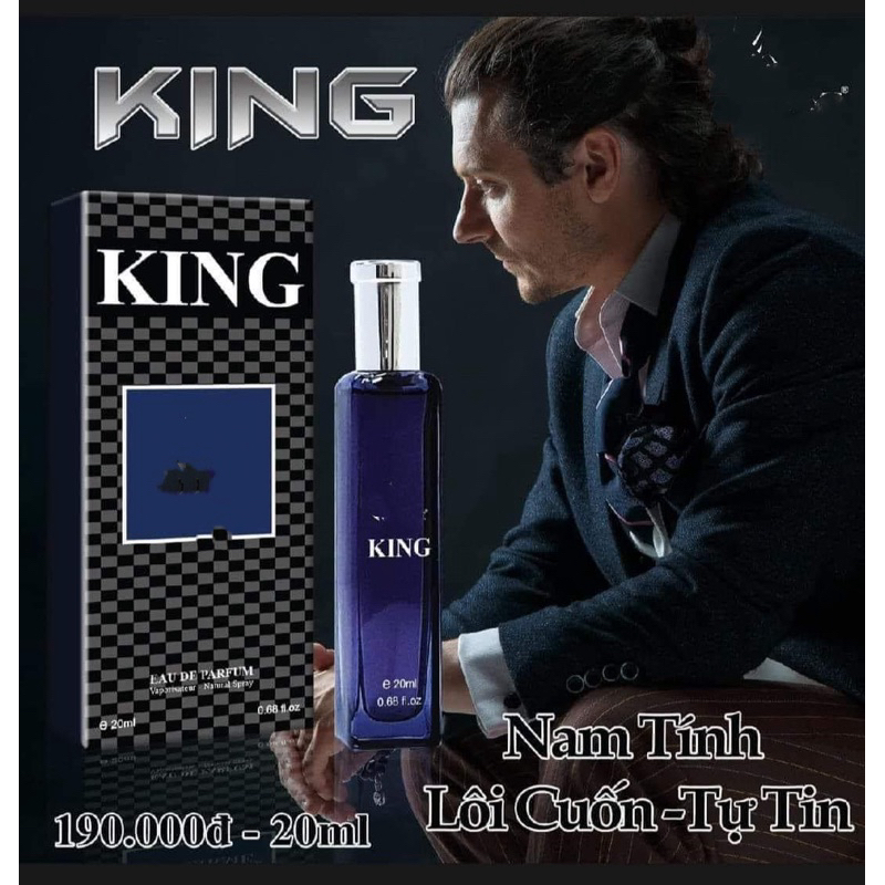 Nước hoa king nhỏ 20ml