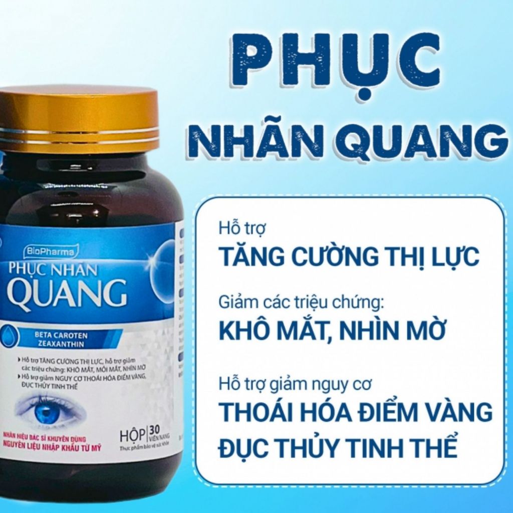 Viên Uống Bổ Mắt Phục Nhãn Quang đến từ thương hiệu MediUSA của Mỹ Chính Hãng Japa Kids