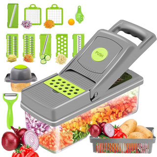 Bộ Dụng Cụ Nạo Rau Củ Quả Đa Năng Có Nắp - Bộ Nạo Đa Năng Cắt Thái Gọt Rau Củ Tiện Lợi