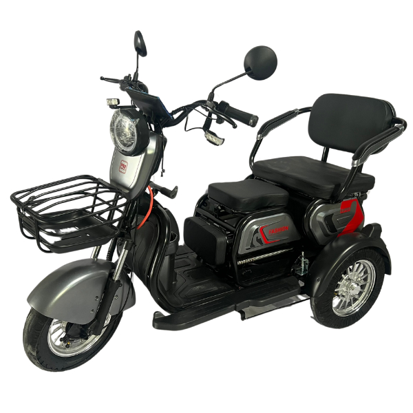 Xe điện 3 bánh Super One 2024, Xe điện ba bánh cho người già, Người khuyết tật, Bản nâng cấp, BH 1 năm | BigBuy360 - bigbuy360.vn