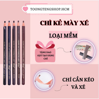Chì xé kẻ lông mày xé bút kẻ lông mày xé cao cấp đầu chì mềm dễ kẻ