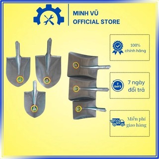 Xẻng thợ hồ - xẻng xây dựng làm vườn - xúc đất - xúc cát - loại to - loại tốt