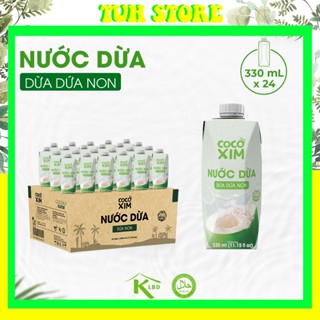  12 Hộp 330ml Nước Dừa Dứa Non CoCoxim Đóng Hộp-TUH 