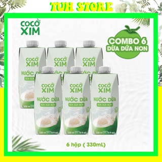  6 Hộp 330ml Nước Dừa Dứa Non CoCoxim Đóng Hộp-TUH 