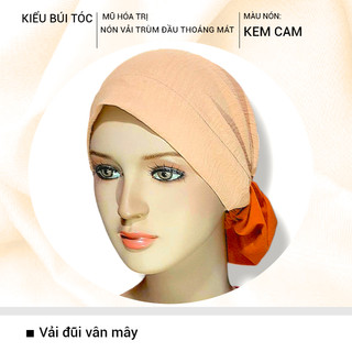 [TỔNG HỢP] MŨ HÓA TRỊ, NÓN VẢI TRÙM ĐẦU KIỂU BÚI TÓC CHO BỆNH NHÂN UNG THƯ, HÓA TRỊ, XẠ TRỊ #nonanson