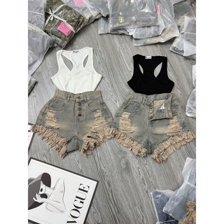 Quần Short Jeans Thời Trang 4 nút