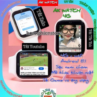 Đồng hồ thông minh ak watch 4g, wifi, tải game và ứng dụng