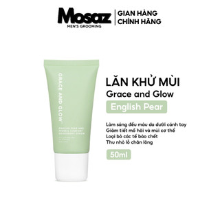 Lăn khử mùi sáng da Grace and Glow English Pear Freesia với AHA, BHA và Probiotic 50ml