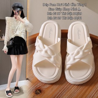 Dép Lê Chéo Nữ Phiên Bản Mới New 2023 Cao Cấp,Phong Cách Tiểu Thư Bánh Bèo,Đế Tăng Chiều Cao ,Dép cute