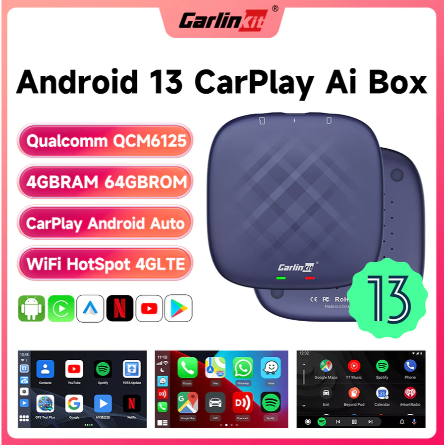 Carplay Android Box AI Carlinkit - Biến Màn Zin Của Ô Tô Thành Màn Android