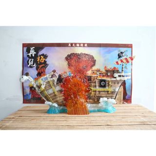 [Kadic] Combo Mô hình Băng Mũ Rơm Chia tay tàu Going Merry One piece