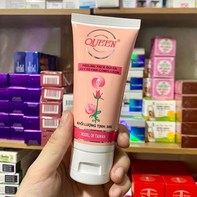 Keo Mặt Nạ Gamma Peeling Pack Queen Lột Mụn Đầu Đen, Mụn Cám Tuýp 50G