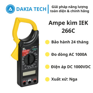 Ampe kìm ac/dc iek expert 266c