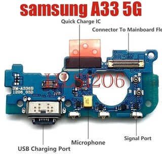 Cụm sạc samsung a33 5g / cụm chân sạc + mic + tai nghe samsung a33 5g