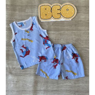 Sét bộ tole siêu nhân cho bé trai. Bộ ba lỗ siêu nhân bé trai