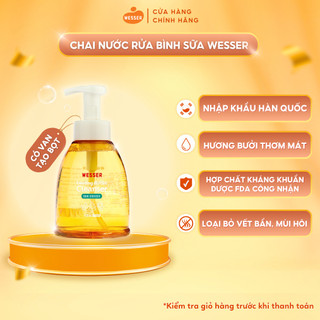 Nước rửa bình sữa Wesser dạng gói/chai 500ml