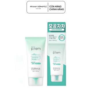 Kem chống nắng vật lý nâng tone make prem no sebum