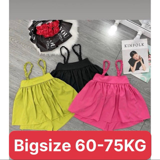 Đồ bộ mặc nhà 2 dây bính lụa size đại bigsize