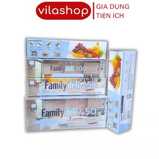 Màng Bọc Thực Phẩm Vilahome Family Deli 250, Khổ 35cm x 100m Dài, Bảo Quản Thực Phẩm An Toàn