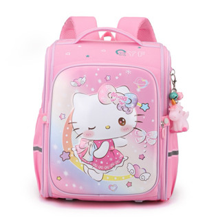 balo kitty size 40cm cho bé lớp 2-5 hàng đẹp