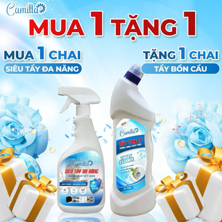 Siêu Tẩy Đa Năng Camilla, Chai 500ml, Dùng Trên Mọi Bề Mặt, Giúp Làm Sạch, Sáng Bề Mặt Một Cách Nhanh Chóng, Dạng Xịt