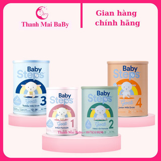 Sữa dê baby steps lon 900g