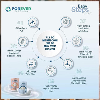 SỮA DÊ BABY STEPS LON 900g