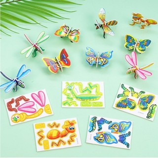 Đồ chơi lắp ráp mô hình 3D mini bằng xốp