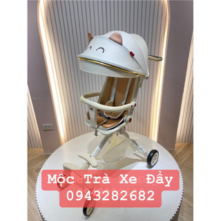 [ MỘC TRÀ XE ĐẨY ] XE ĐẨY GẤP GỌN DU LỊCH MT1 KÈM BÀN ĂN DẶM CỐC ĐỰNG BÌNH SỮA