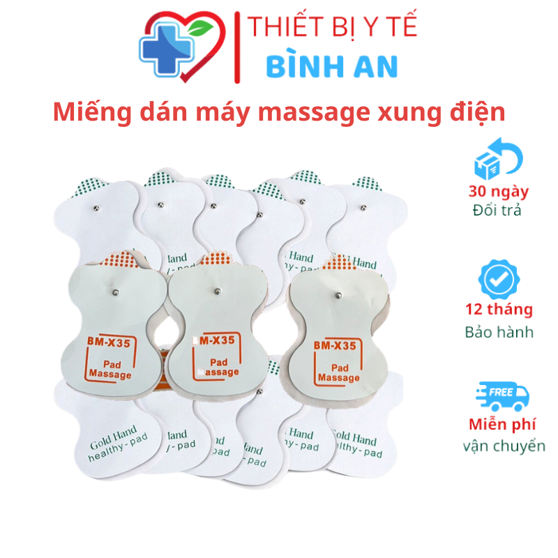 Miếng dán xung điện, Miếng dán điện cực dùng cho máy xung điện BEAME SYK308B, YTK309B, BMX35