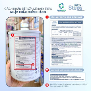 SỮA DÊ BABY STEPS LON 900g