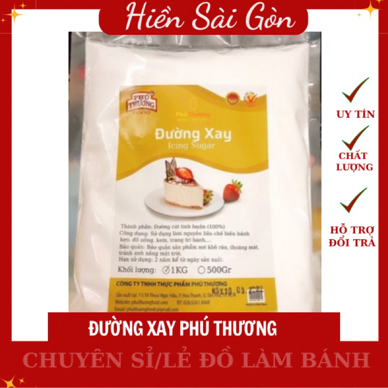 đường xay phú thương 1kg / 500g