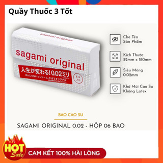Hộp 6 chiếc bao cao su Sagami 002