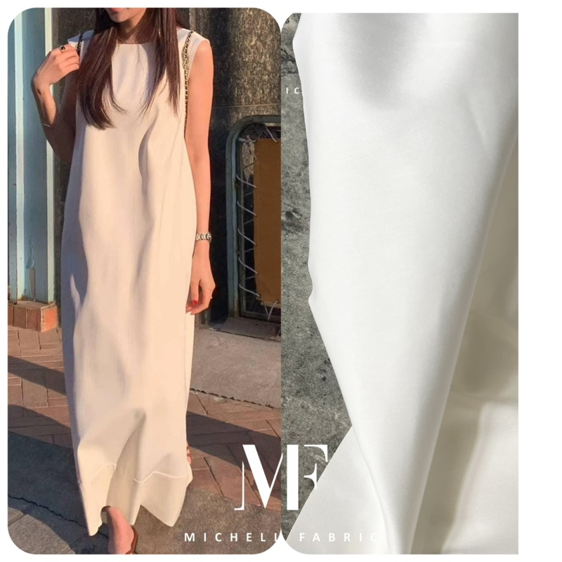 Vải Kaki Korea Trắng MF