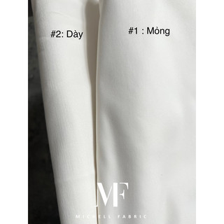 Vải Kaki Korea Trắng MF