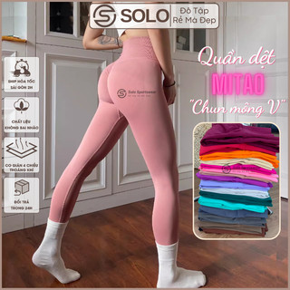 Quần Tập Gym Yoga Legging Cạp Cao Gen Bụng Chun Mông thun dệt co giãn 4 chiều 𝙎𝙤𝙡𝙤 𝙎𝙥𝙤𝙧𝙩𝙨𝙬𝙚𝙖𝙧 020