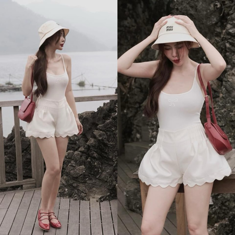 [CÓ SẴN] Set Áo Thun Nơ Quần Tafca 𝑨𝑺𝑯𝒀𝑳𝑬𝒀